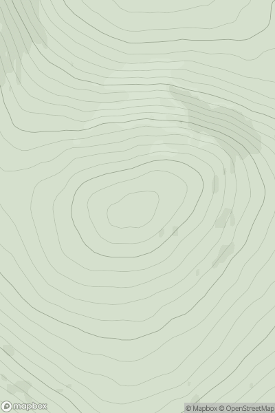 Thumbnail image for Maol Mheadhonach [Mull and Nearby Islands] [NM499322] showing contour plot for surrounding peak